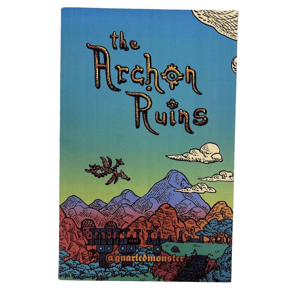 The Archon‎ Ruins - Gnarled Monster - Rare Physical Zine OOP